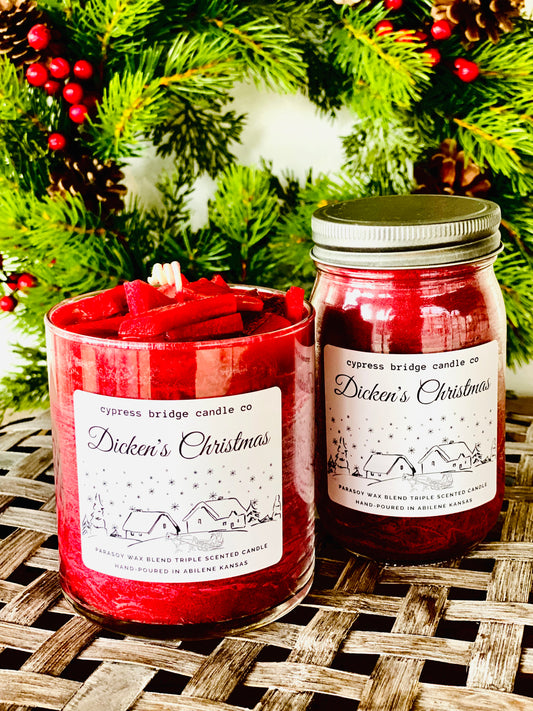 DICKENS CHRISTMAS Jar Candles - Chippy & Mason