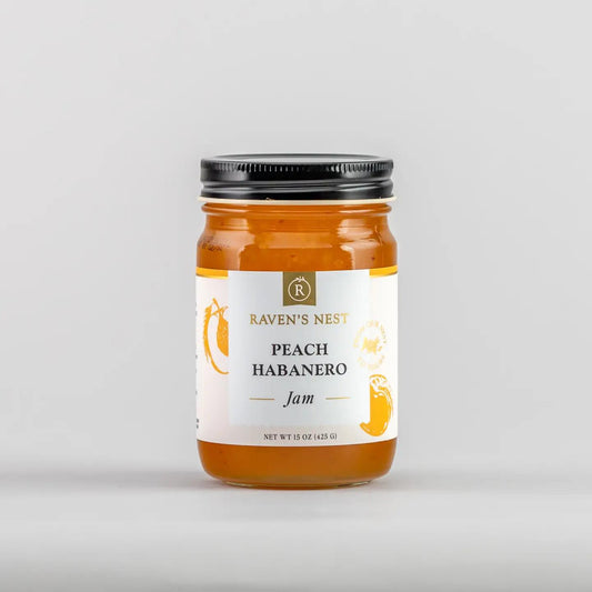 Raven's Nest Peach Habanero Jam (15 oz.)