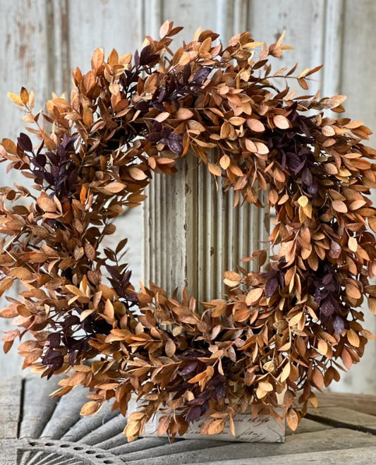 OMBRE WOODS WREATH | 22"