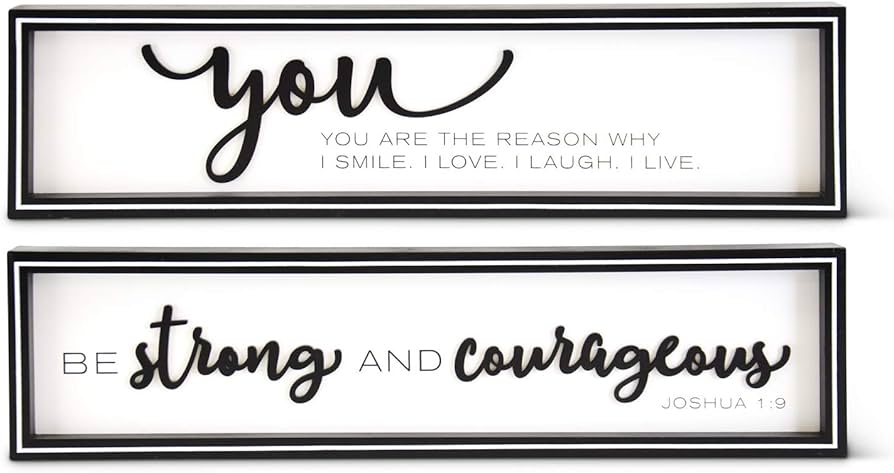 INSPIRATIONAL SIGN - 23.5" | 2 ASSORT