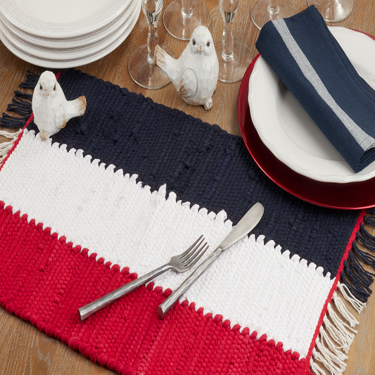 Patriotic Chindi Placemat