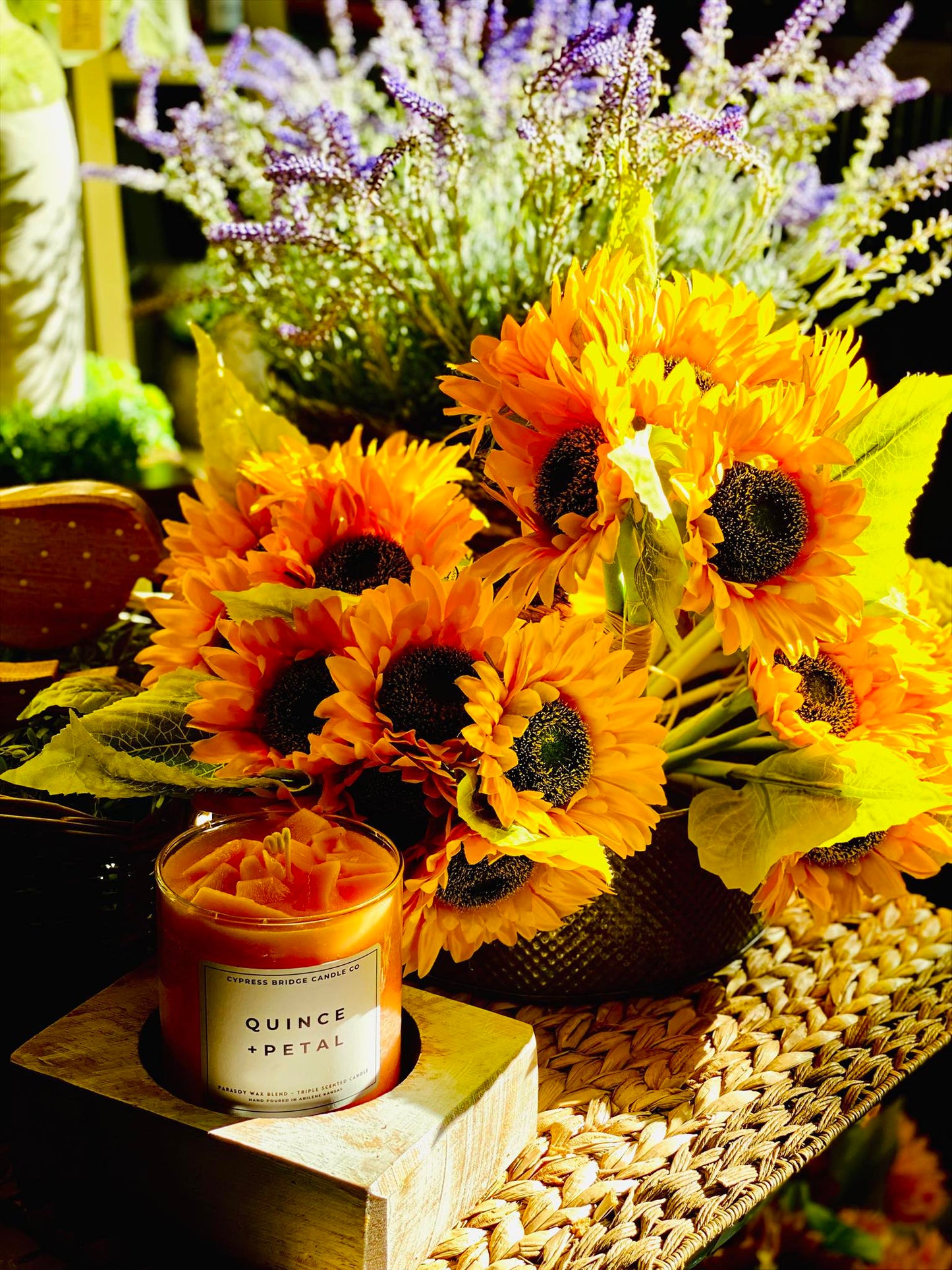 12" SUNFLOWER BUNCH