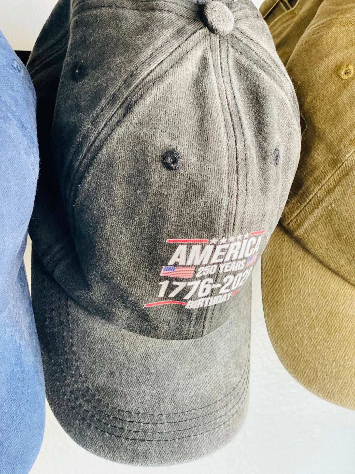 AMERICA'S BIRTHDAY CAP - SUPER DEAL - 4 COLORS