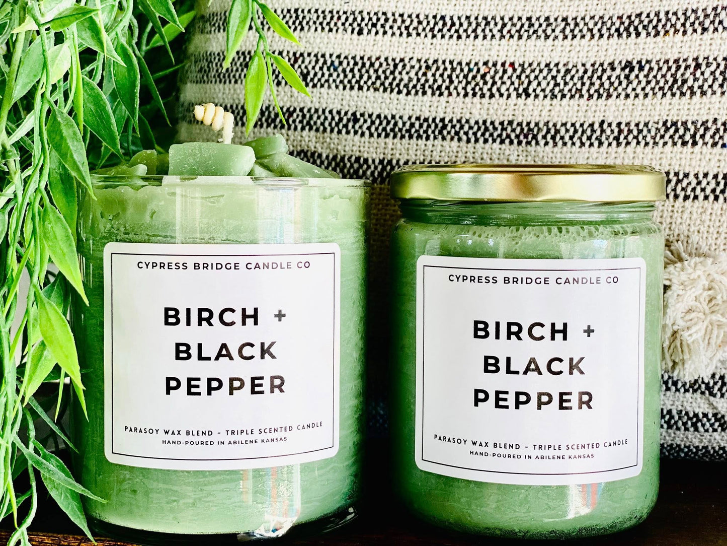 BIRCH + BLACK PEPPER | JAR CANDLES | 2 SIZES
