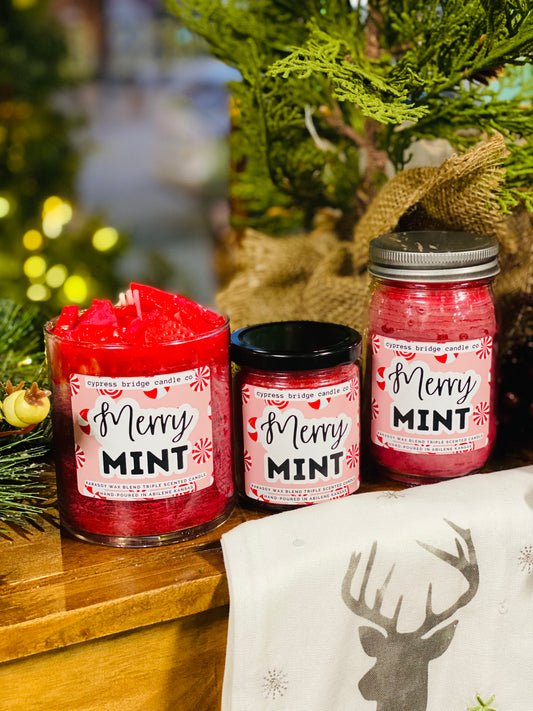 MERRY-MINT Jar Candles