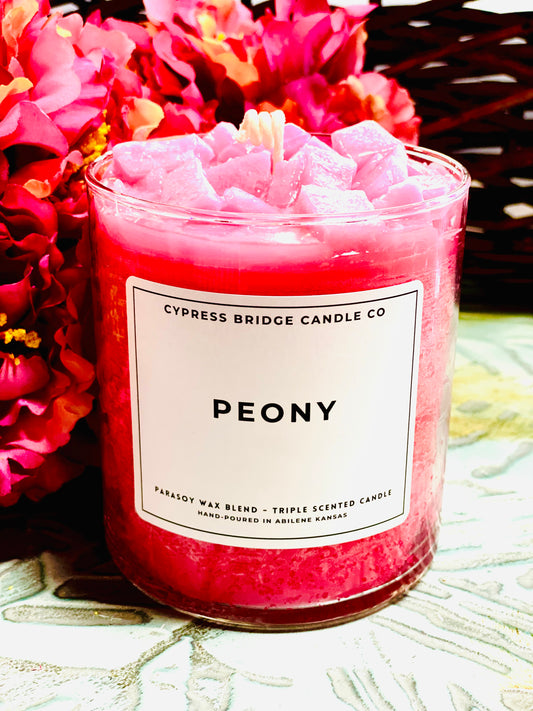 PEONY™ 17+oz Chippy Top Jar Candle