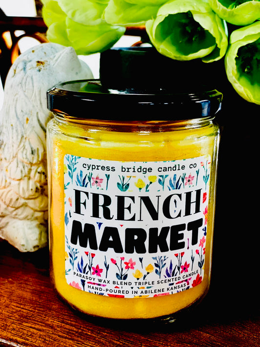 FRENCH MARKET  12+oz Jar Candle