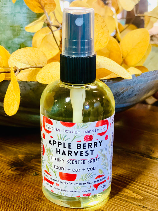 APPLE BERRY HARVEST -  4oz SCENTED SPRAY