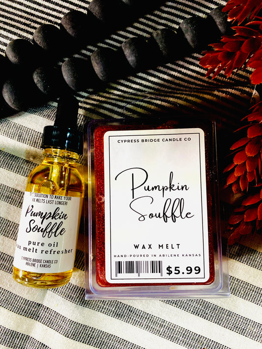 PUMPKIN SOUFFLE | Single Wax Melt, Single Oil or BUNDLE