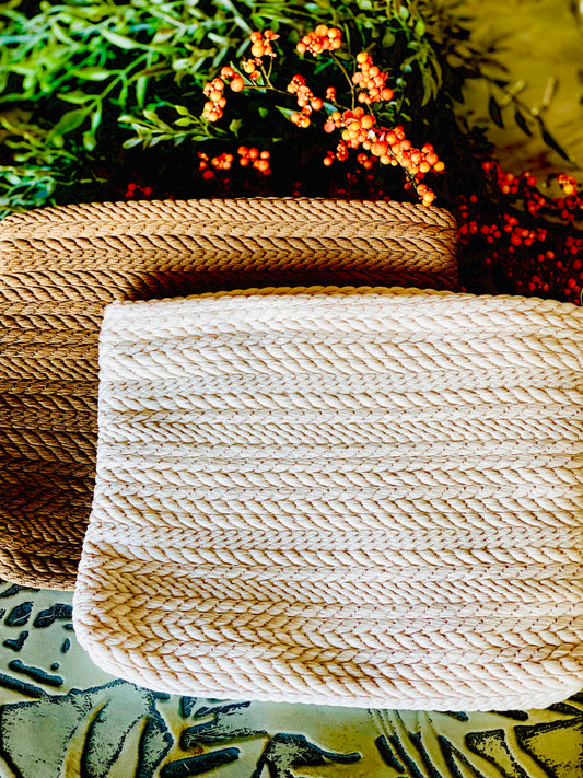ELEGANT CORDUROY ZIPPERED BAG | 2 styles