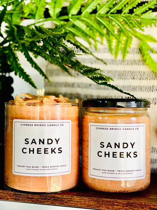 SANDY CHEEKS | JAR CANDLES | 2 SIZES