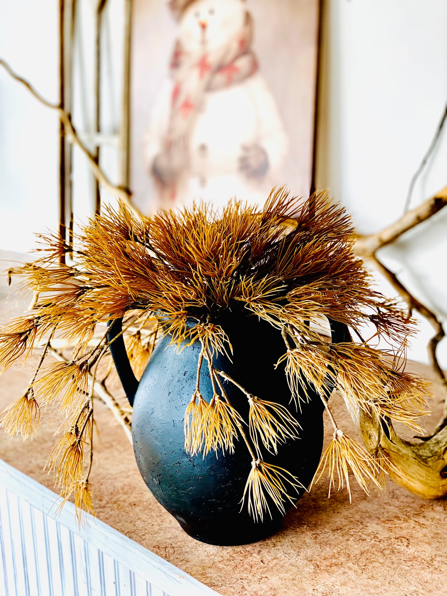 Tussock Grass Spray | 19" | Fawn