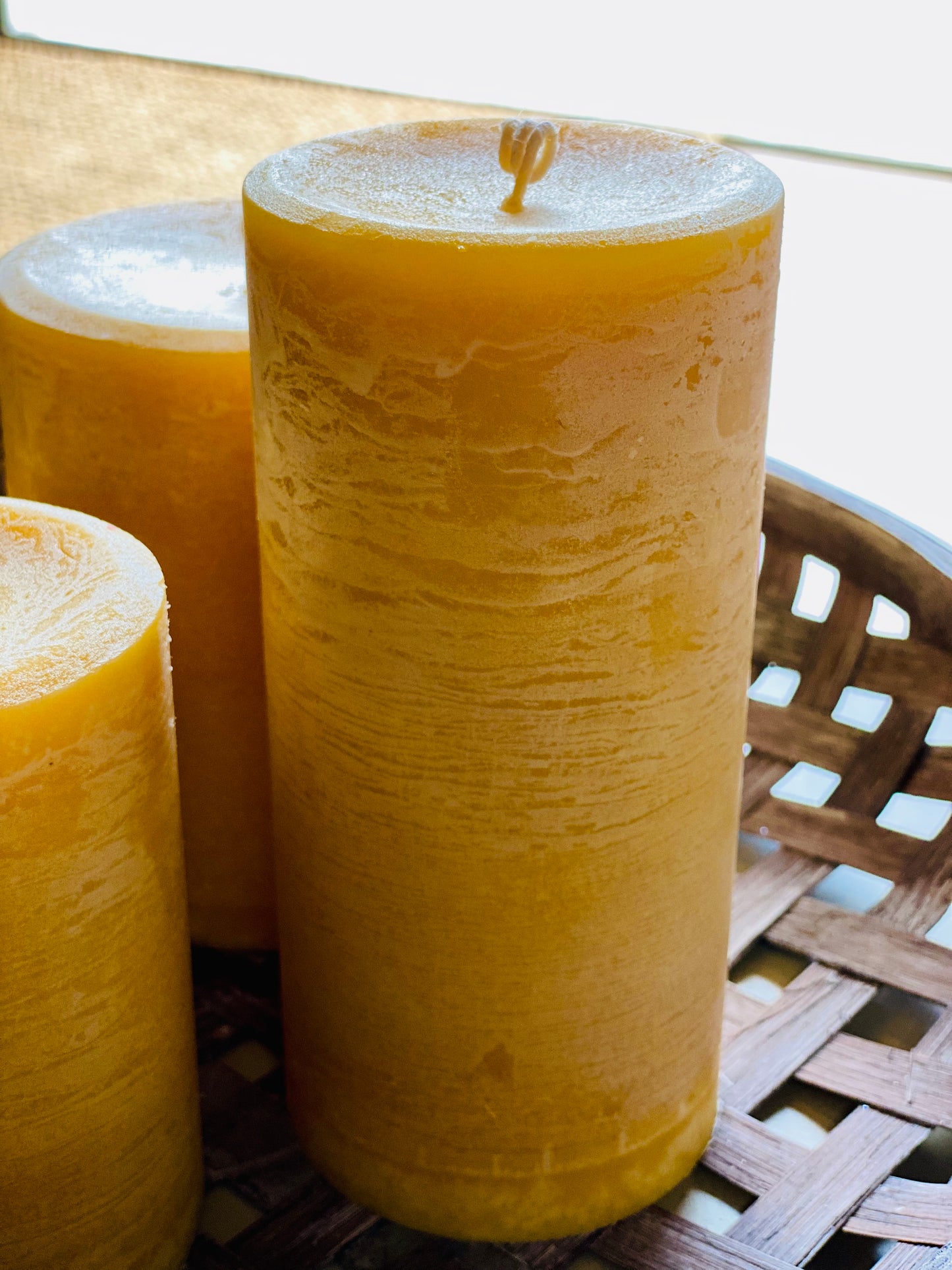 HAYRACK RIDES + PUMPKIN VIBES (scented) Pillar Candles -  5 SIZES