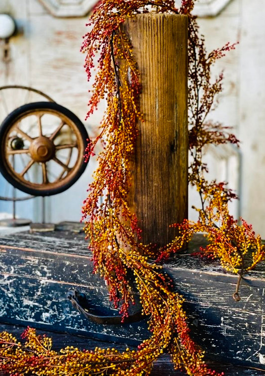 TORCHLIGHT BERRY GARLAND | 6'