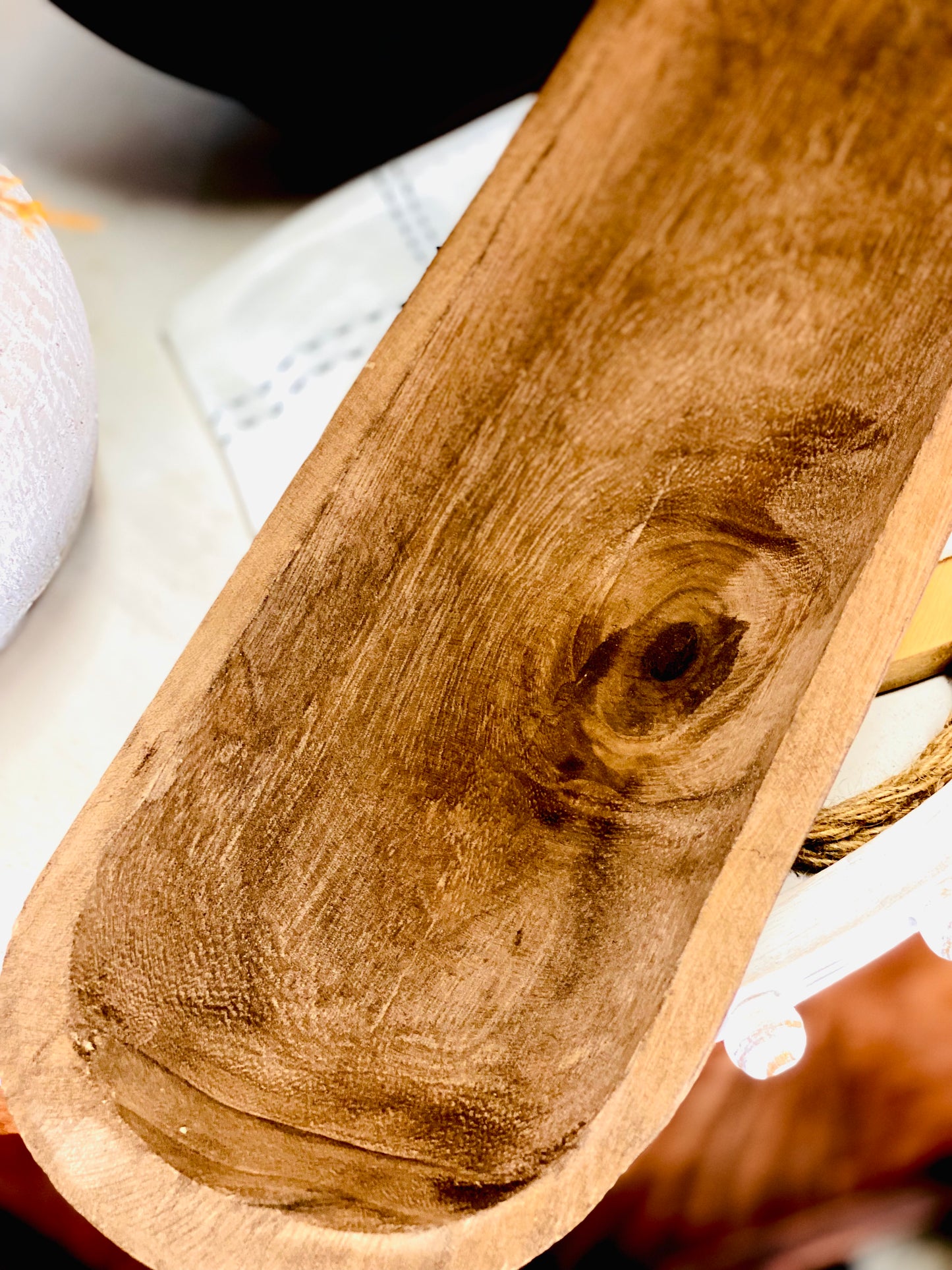 20" RUSTIC DOUGH BOWL