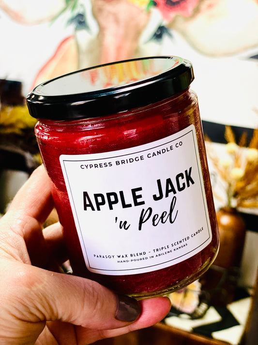 APPLE JACK N PEEL| 12+oz Jar Candle