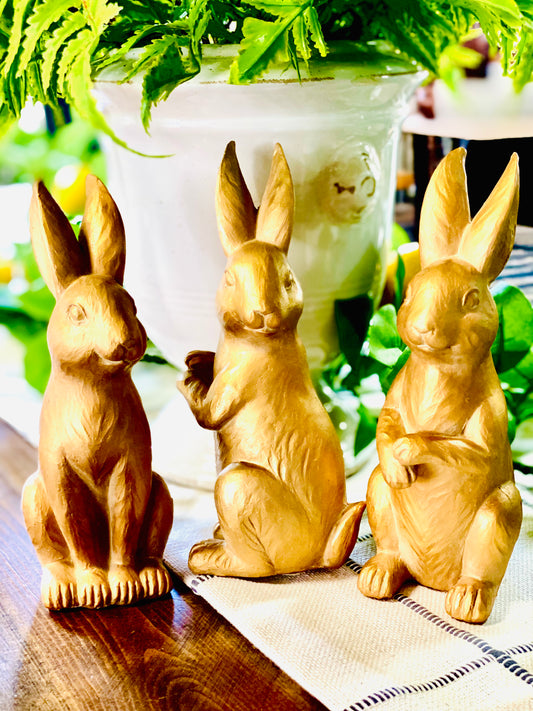 BRONZE BUNNY - 3 STYLES