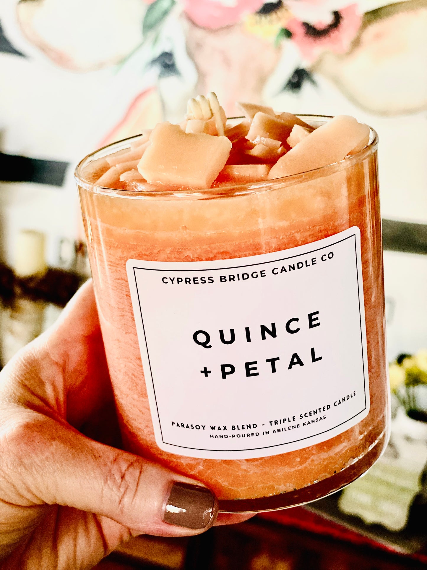 QUINCE & PETAL | 19+oz Chippy Top Jar Candle