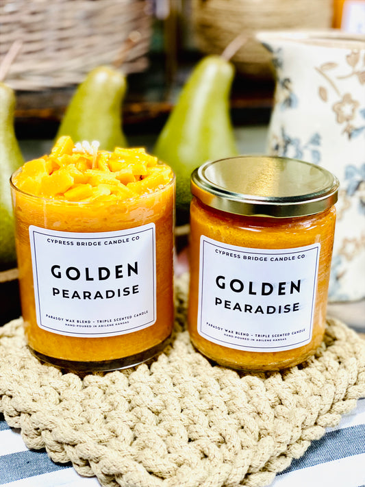 GOLDEN PEARADISE | JAR CANDLES | 2 SIZES