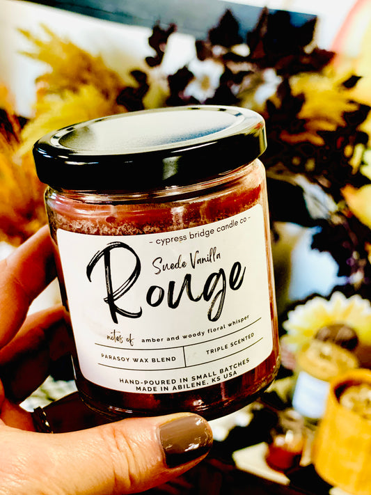 SUEDE VANILLA ROUGE | 7+oz Candle Jar
