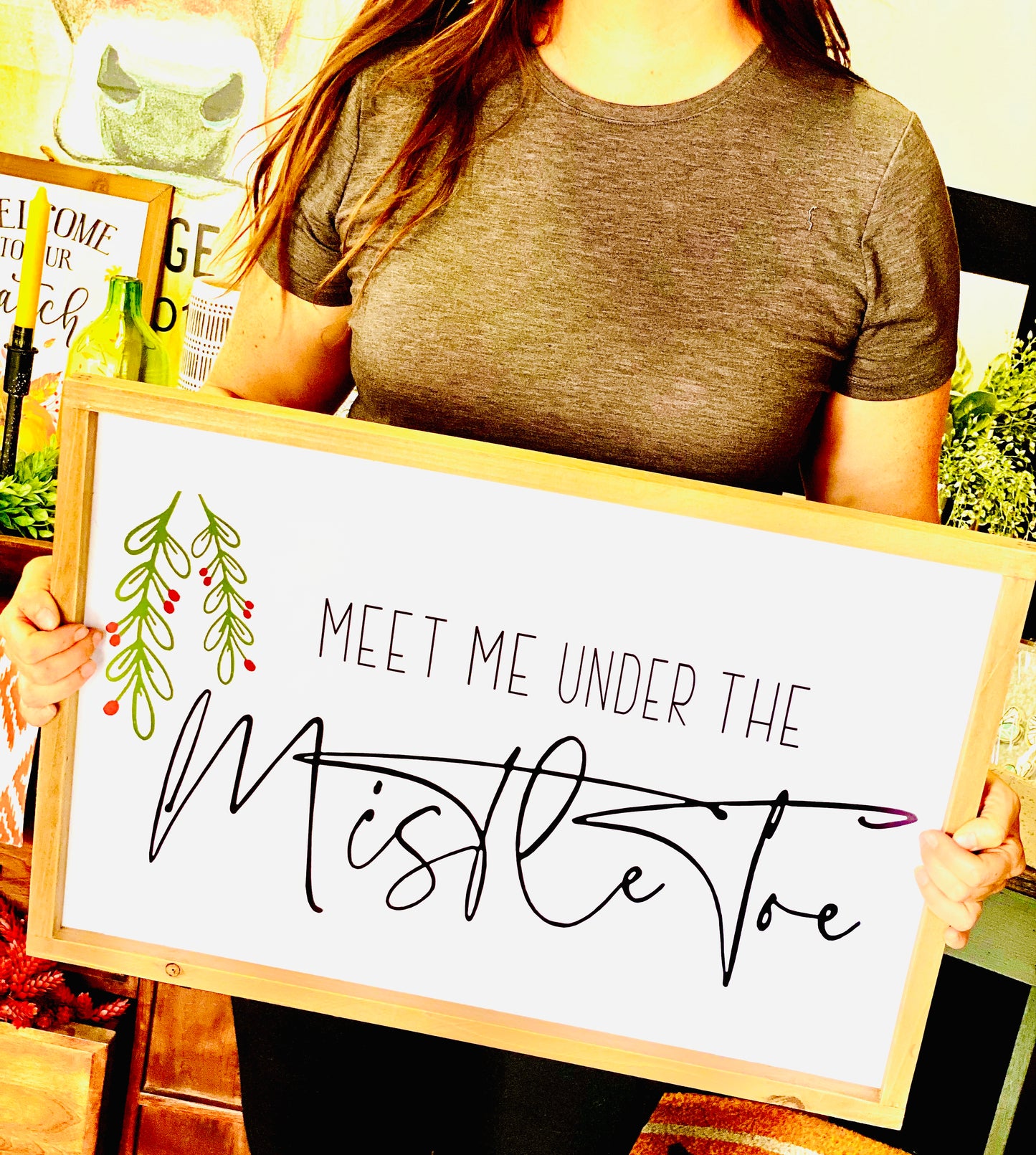 SUPER DEAL!  MEET ME UNDER THE MISTLETOE SIGN