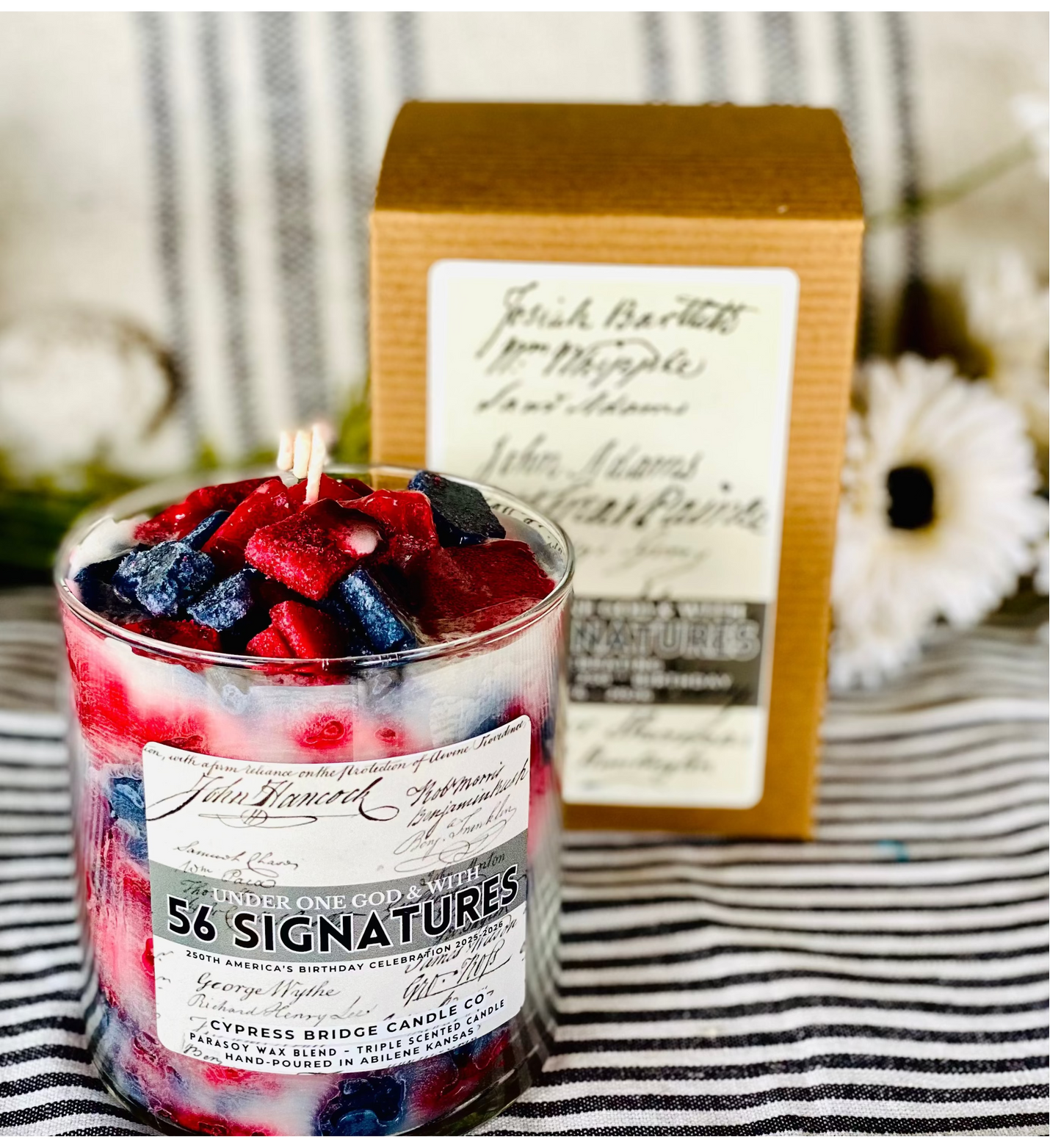 56 SIGNATURES | 19+oz Chippy Top Jar Candle