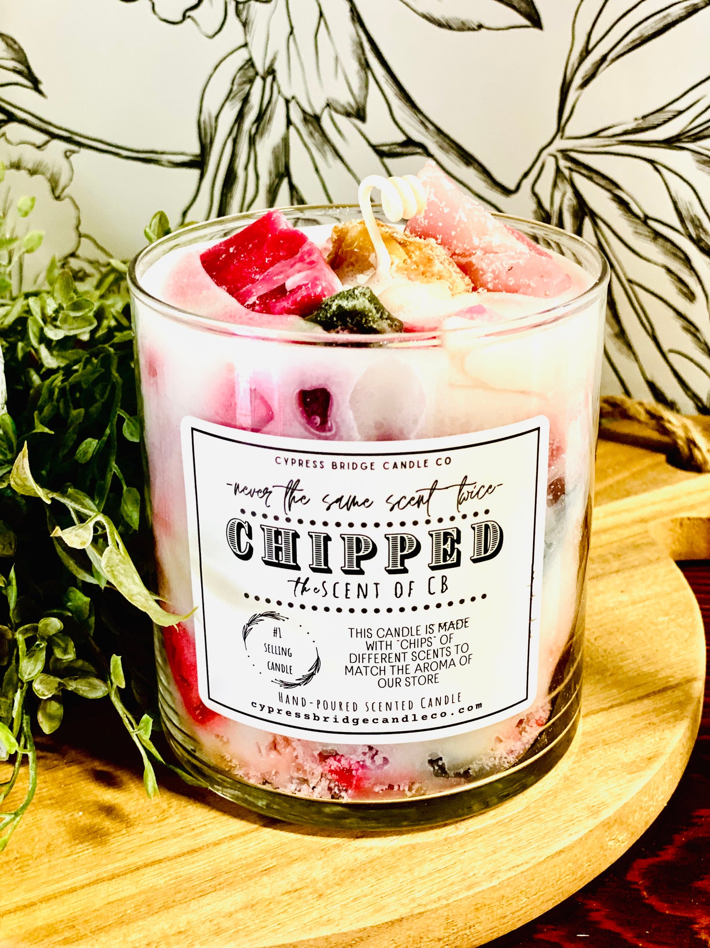 Scent of CB “CHIPPED™” Chippy Top Jar Candle or Mason Jar