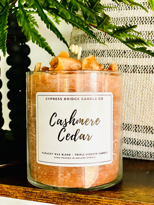 CASHMERE CEDAR | Chippy Top Jar Candle