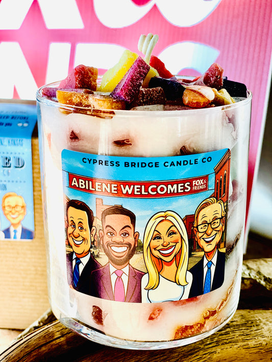 FOX & FRIENDS EDITION |“CHIPPED™” | 19+ oz Chippy Top Jar Candle