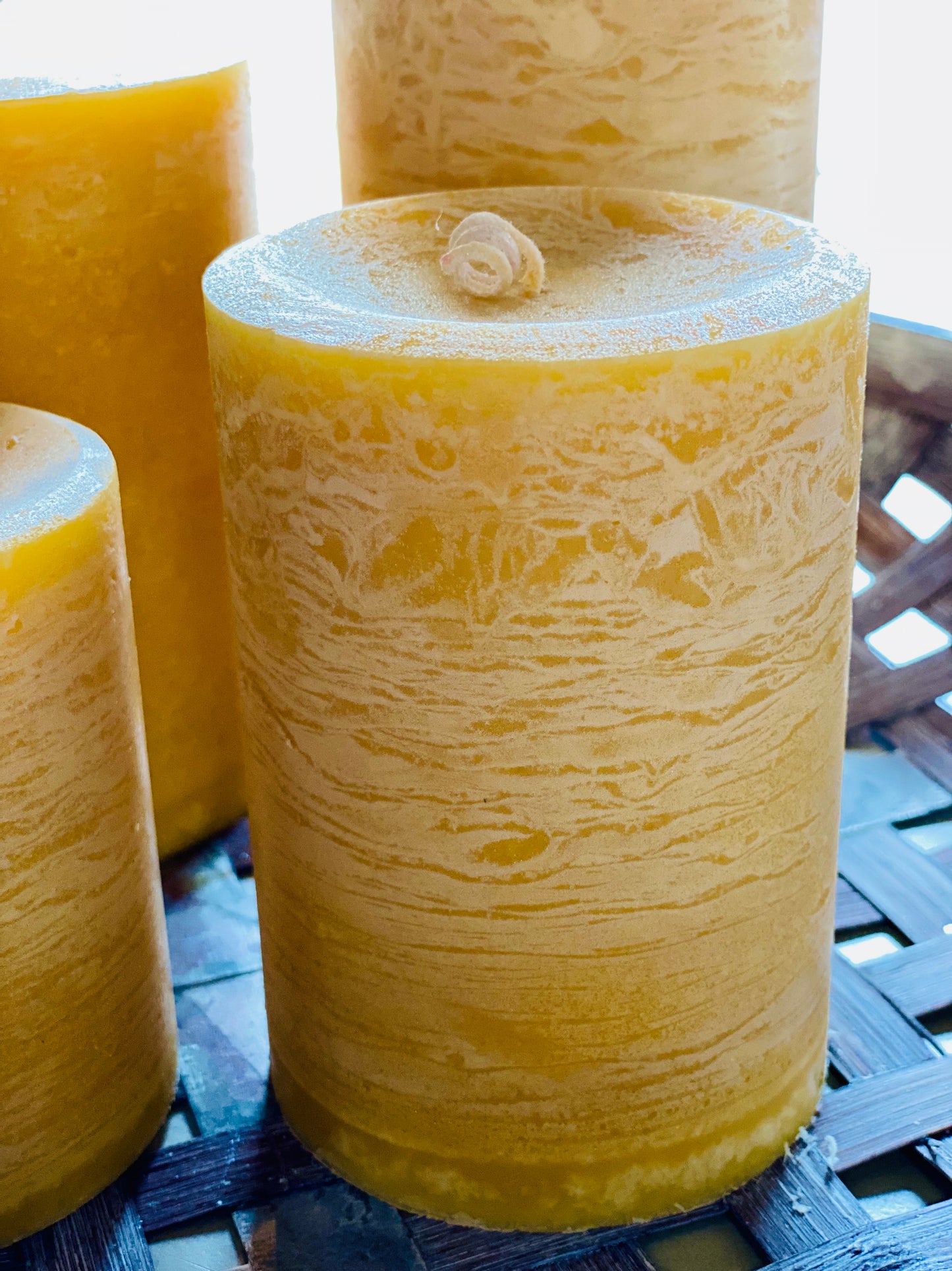 HAYRACK RIDES + PUMPKIN VIBES (scented) Pillar Candles -  5 SIZES