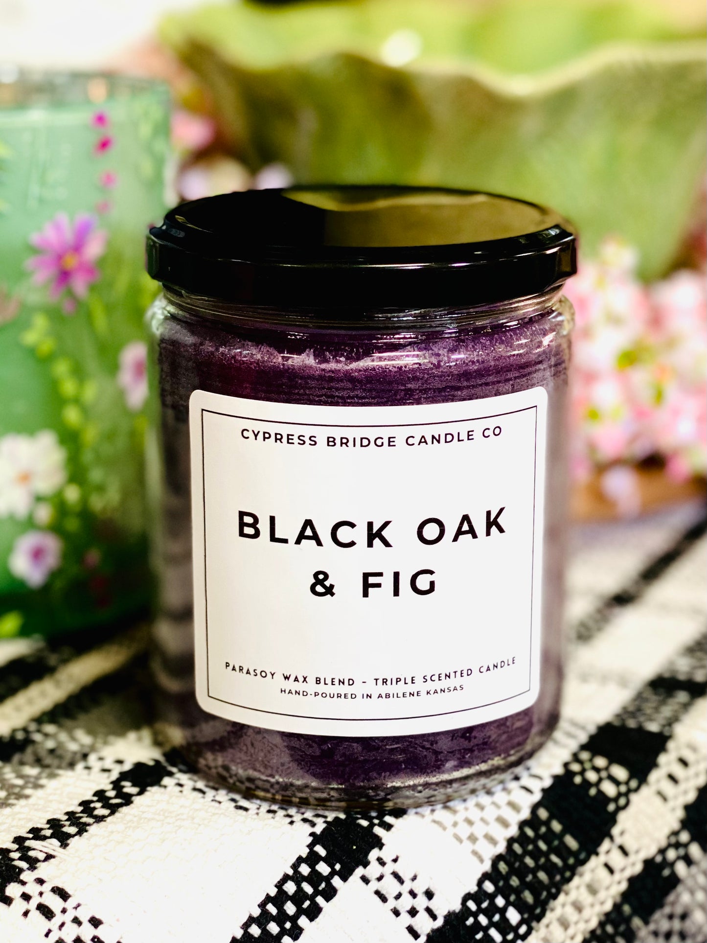 BLACK OAK & FIG | 12+oz Jar Candle