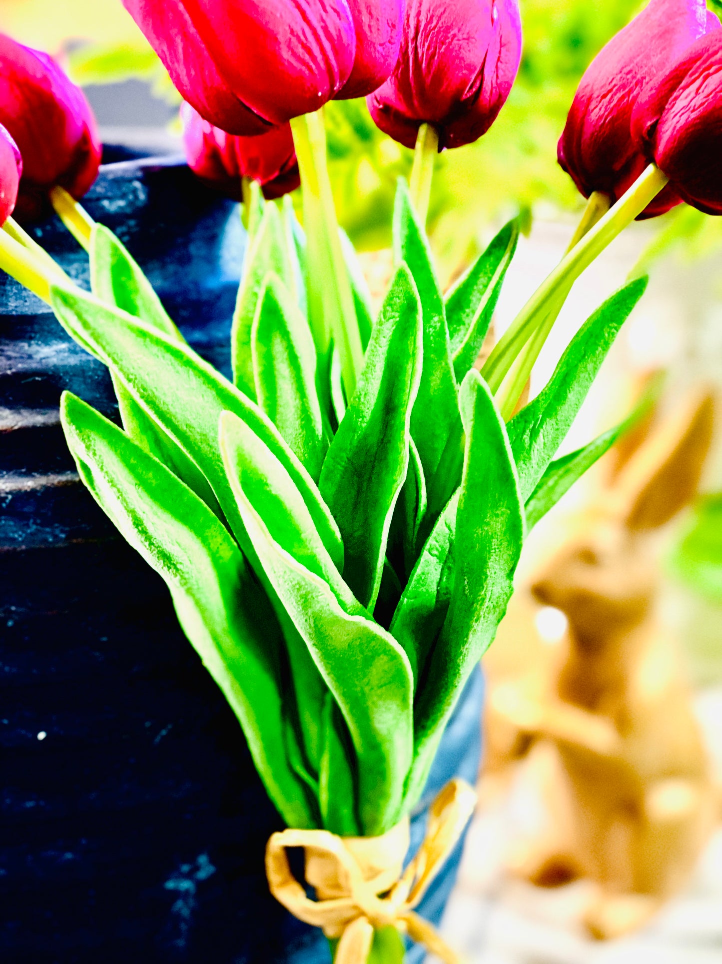 LIPSTICK RED TULIP BOUQUET