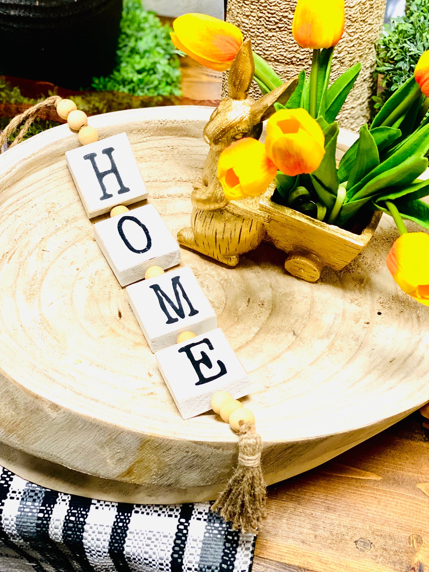 HOME WOOD BLOCK HANGER