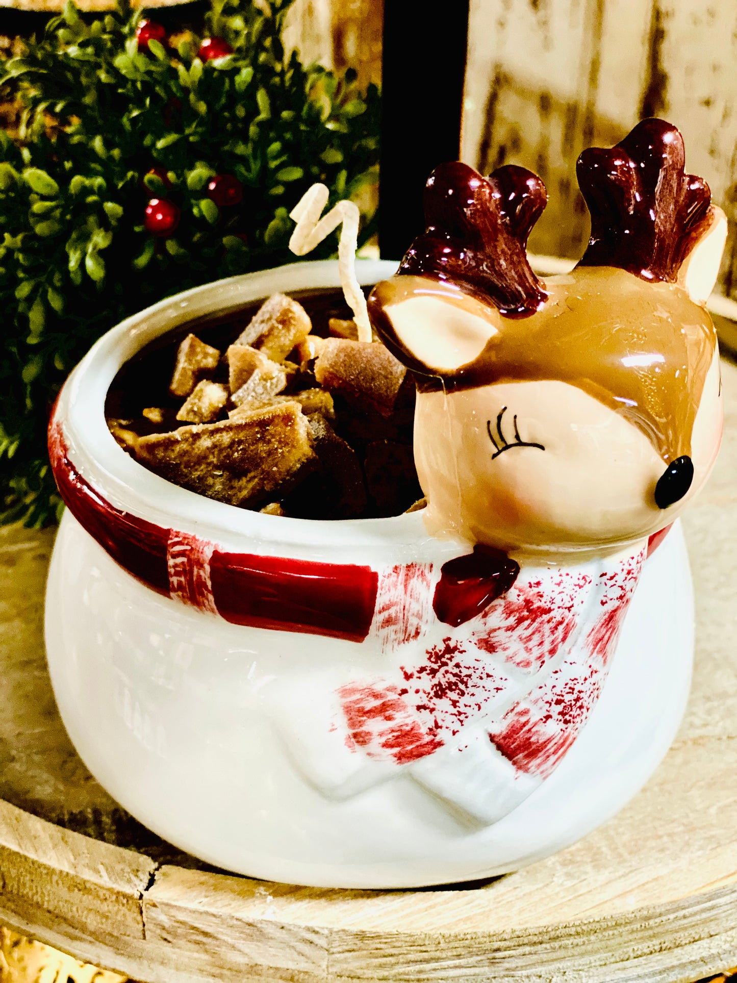 2025 CHUNKY REINDEER 21+oz  | Chippy Top Jar Candle