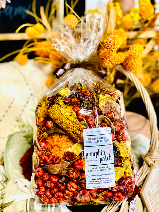 PUMPKIN PATCH Botanical Potpourri + Matching Spray Refresher set