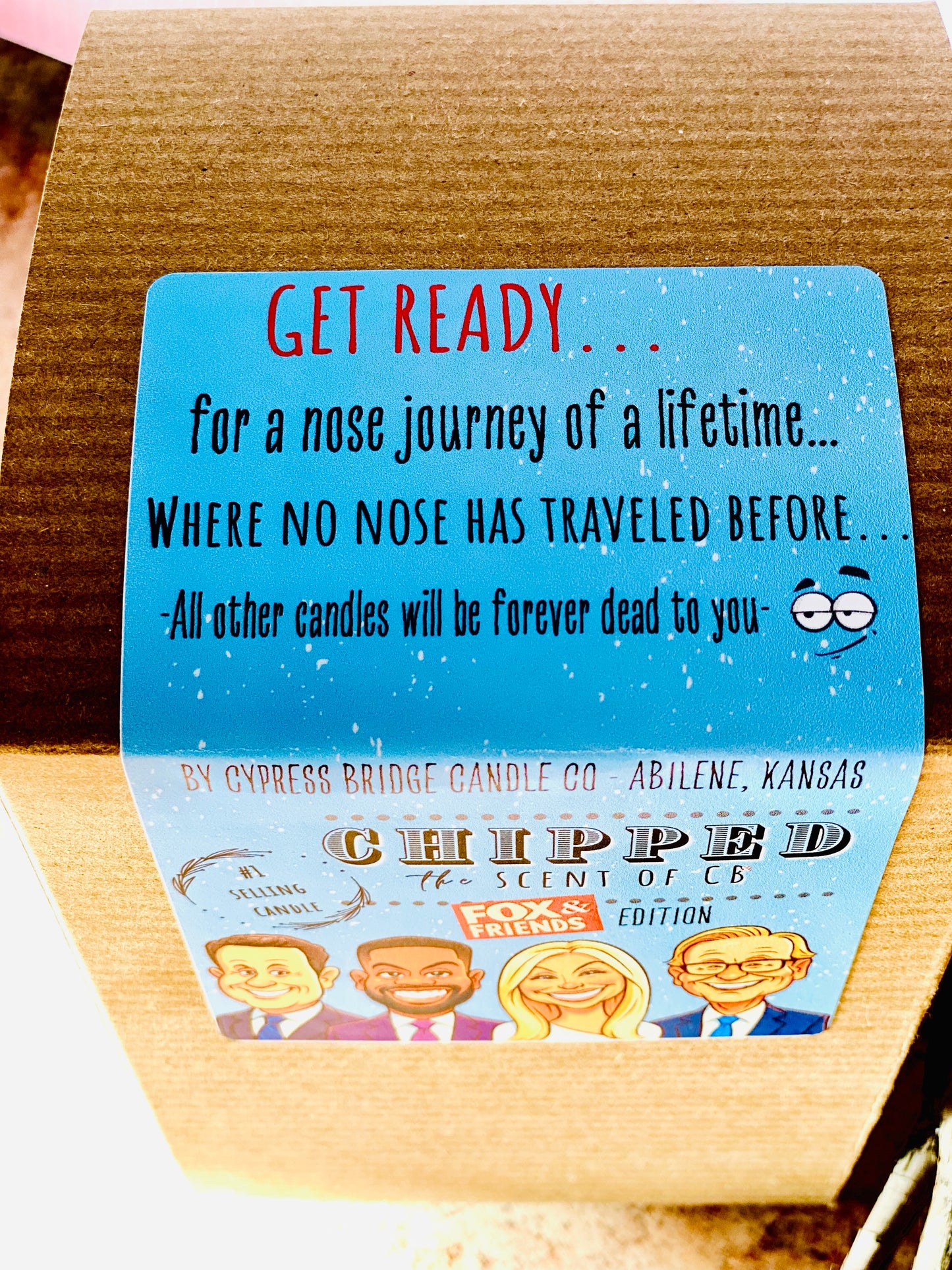 FOX & FRIENDS EDITION |“CHIPPED™” | 19+ oz Chippy Top Jar Candle