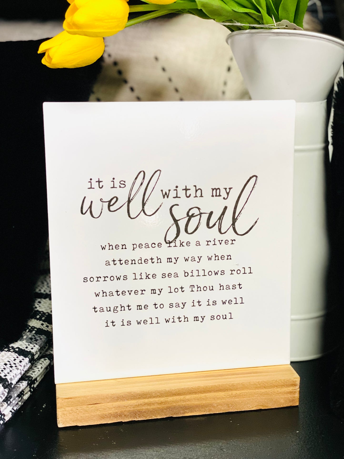 TABLETOP ENAMEL SIGN | 3 STYLES