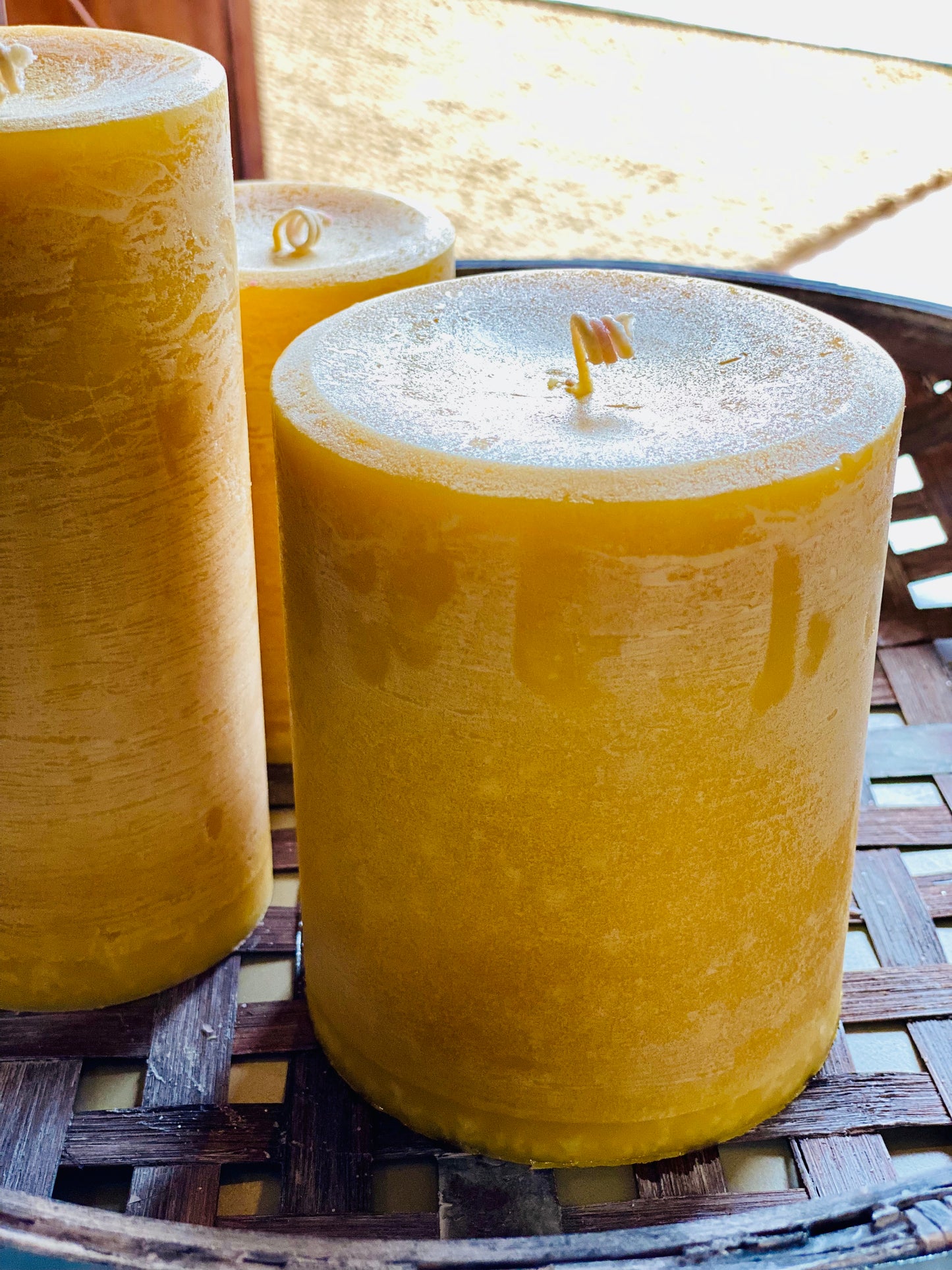 HAYRACK RIDES + PUMPKIN VIBES (scented) Pillar Candles -  5 SIZES