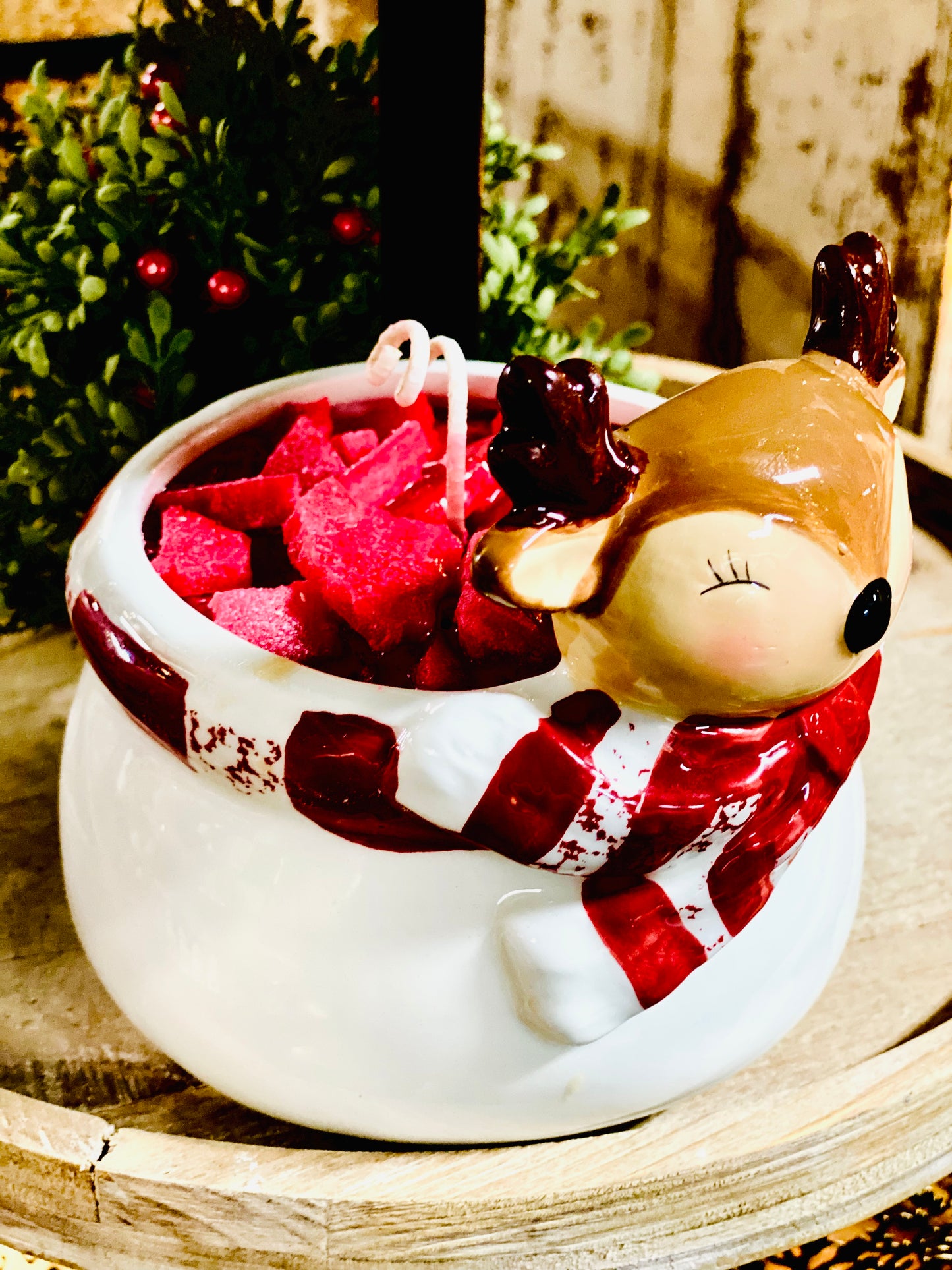 2025 CHUNKY REINDEER 21+oz  | Chippy Top Jar Candle