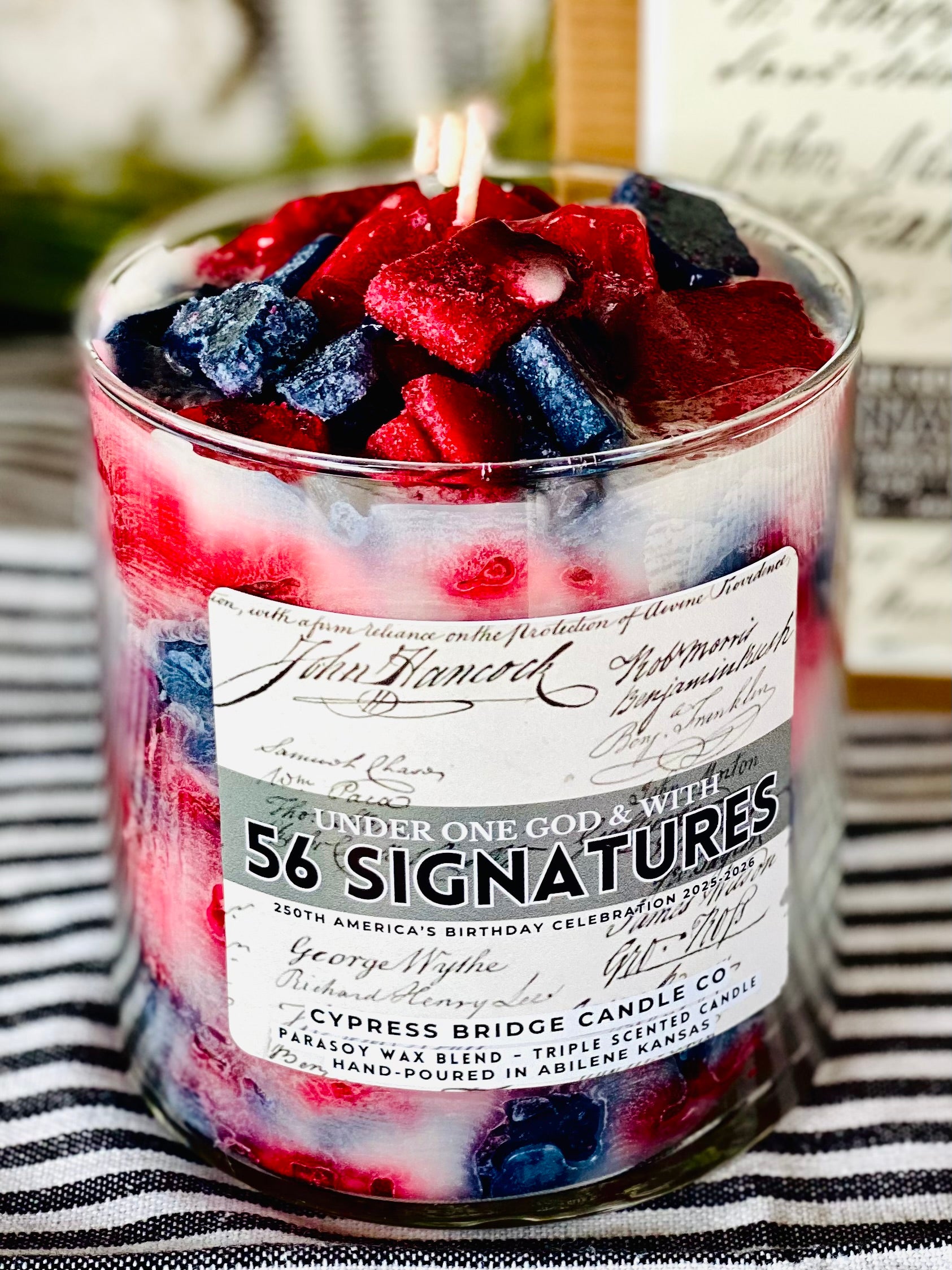 Gulf × KI'S CANDLE COLLECTION サイン 56 SIGNATURES | 19+oz Chippy Top Jar Candle – Cypress Bridge