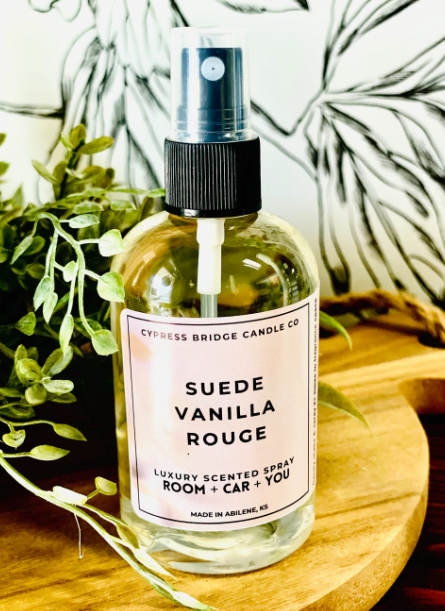 SUEDE VANILLA ROUGE - 4oz SCENTED SPRAY