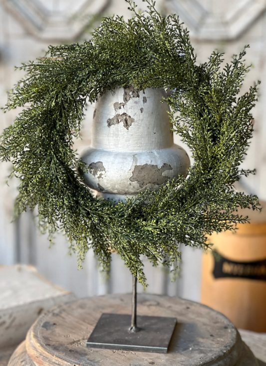 12" | 6" INNER  WHICKHAM WHEAT CANDLE RING / WREATH