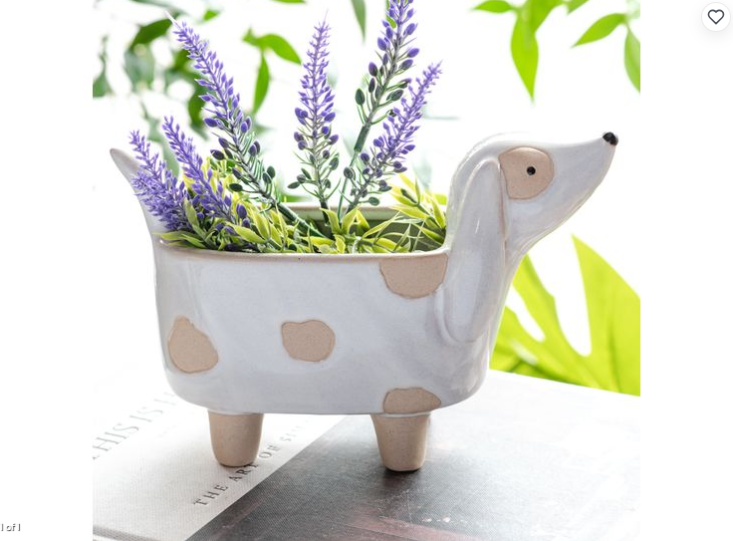 LG DOG PLANTER