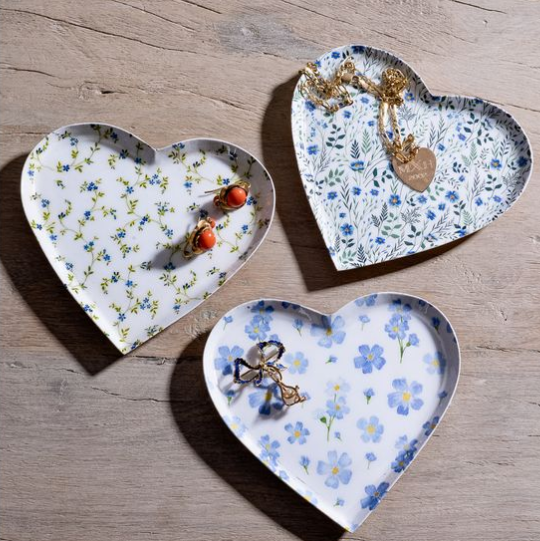 FLOWER HEART TRAY | 3 asst
