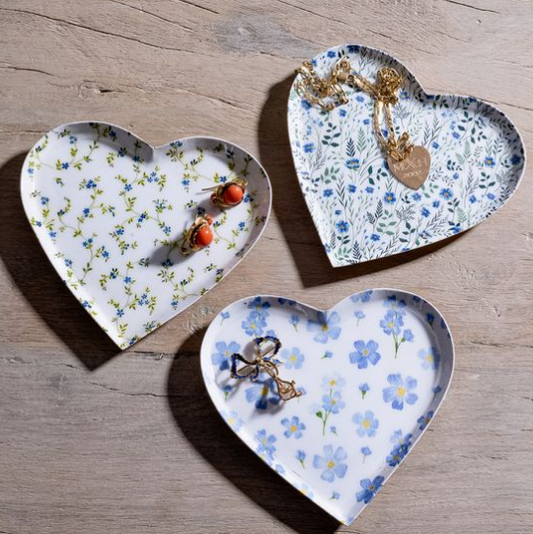 FLOWER HEART TRAY | 3 asst