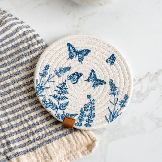 BUTTERFLY ROUND HOT PAD