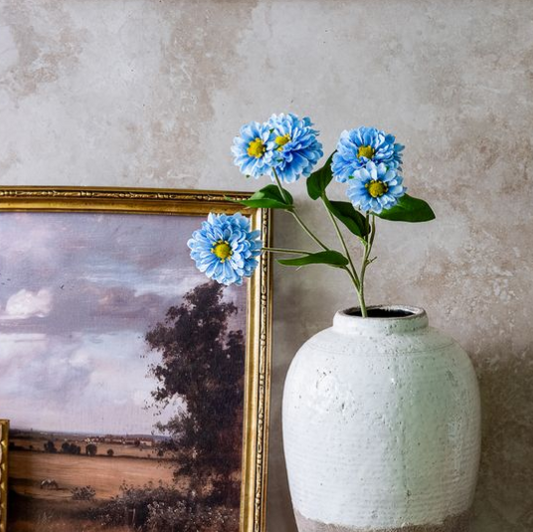 23.6" BLUE DAHLIA STEM