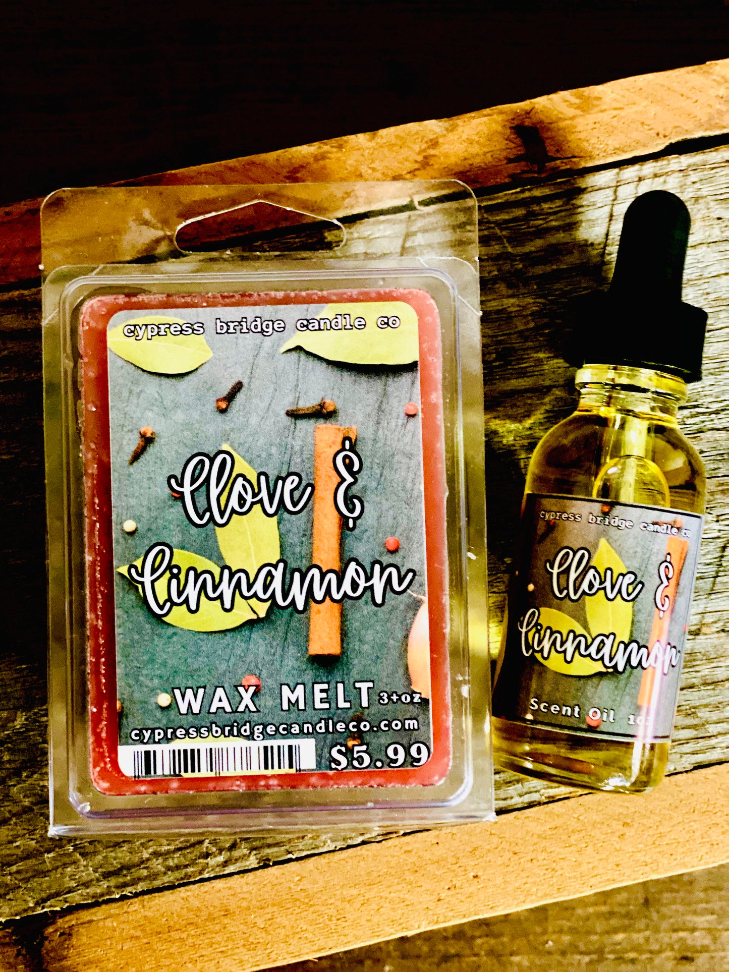 CLOVE & CINNAMON Wax Melts, Oil or Duo