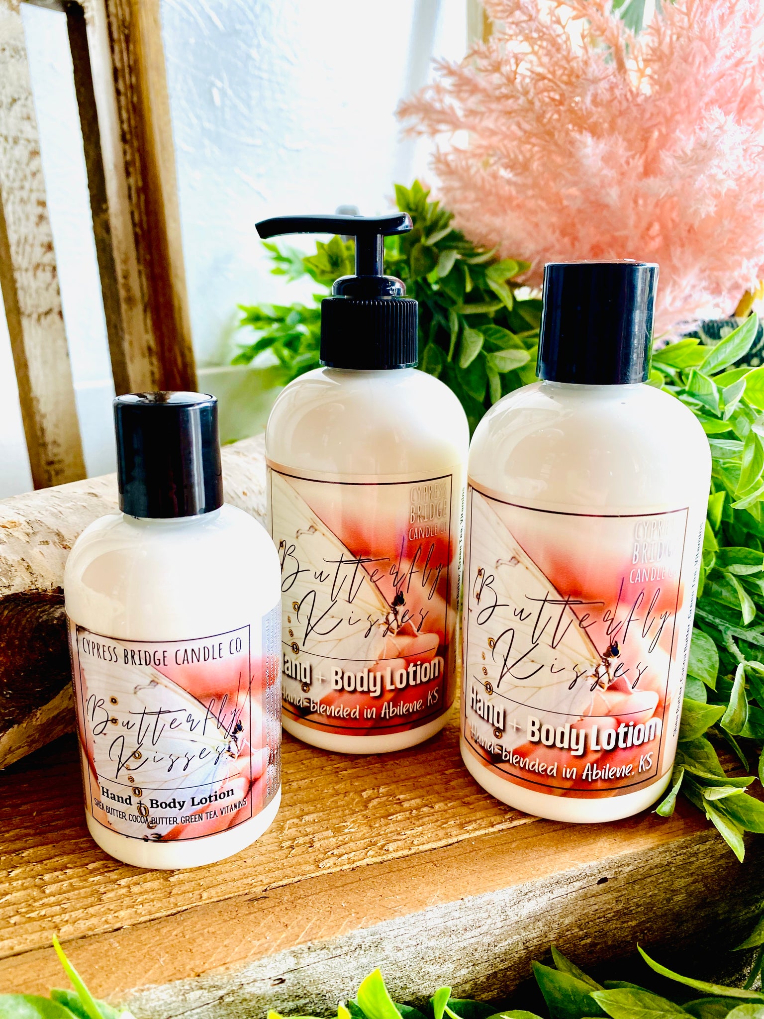 BUTTERFLY KISSES Scented All Natural Hand & Body Lotion