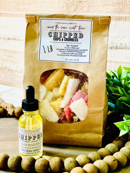 1+POUNDER - CHIPPED™ CHIPS & CRUMBLES Wax Melts, Oil or Duo